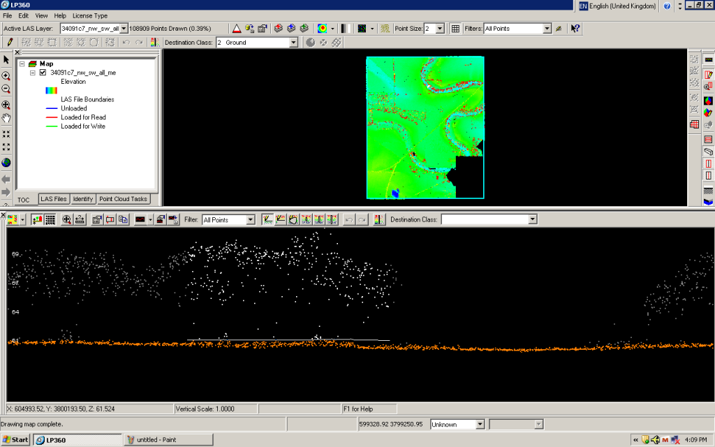 Bayou Meto Lidar Geospatial Modeling & Visualization