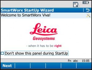 SmartWorx Welcome Screen
